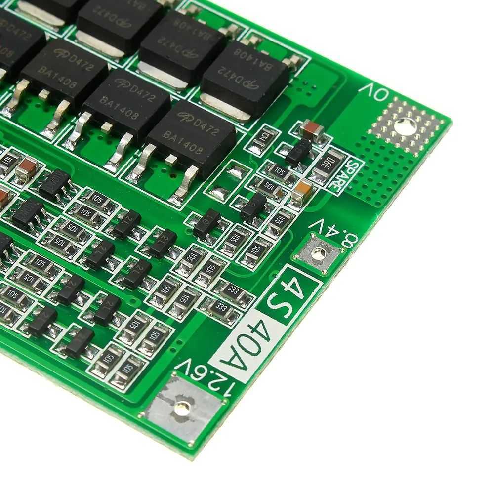4S 14.8V 16.8V 40A 18650 Lithium Battery Protection Board