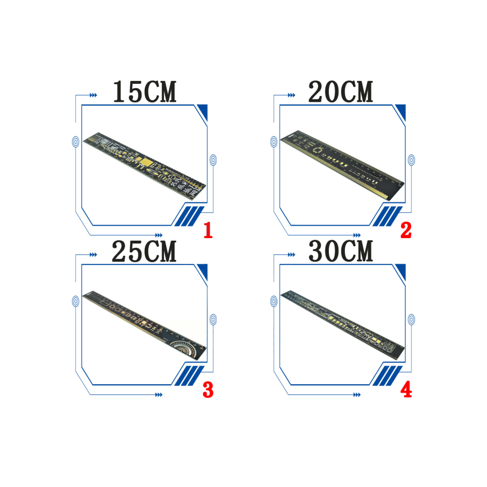 Multifunctional PCB Ruler