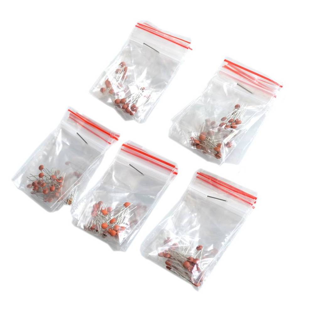 250pcs (25values x 10pcs) Ceramic Capacitor
