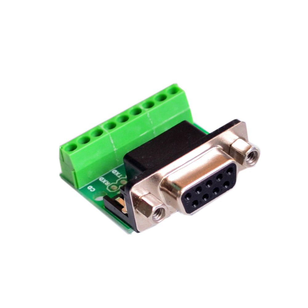 DB9 RS232 RS485 Serial to Terminal Connector Breakout Board