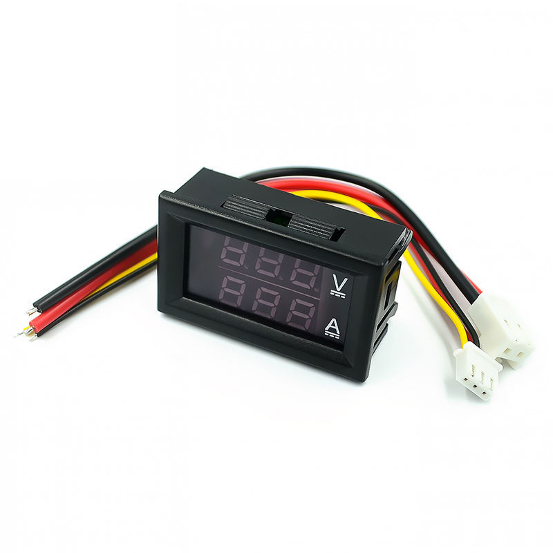 DC0-100V 1A 10A 50A 100A LED DC DUAL Display Digital Ammeter