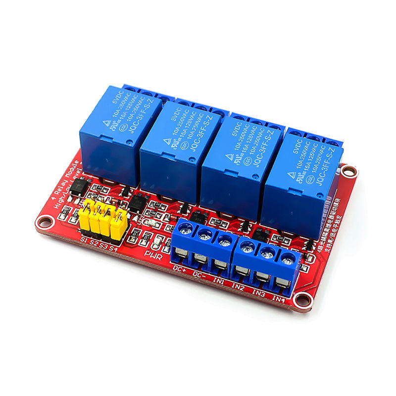 1/2/4/8 Channel 5V Red Board Optocoupler Isolation Relay Module
