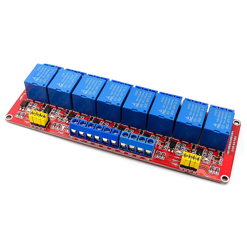 1/2/4/8 Channel 5V Red Board Optocoupler Isolation Relay Module