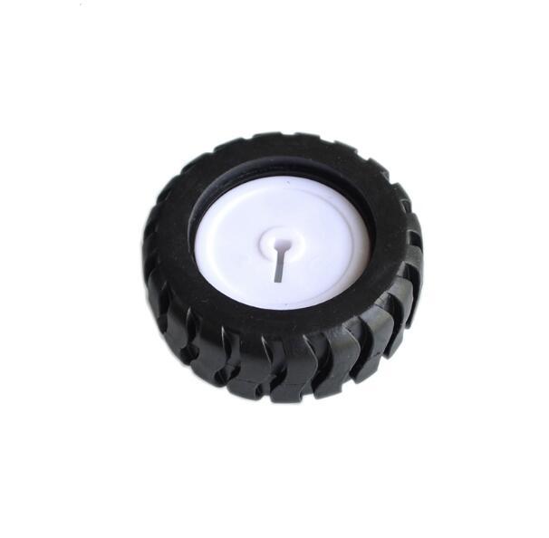 43MM D-axis Rubber Wheel For Tracking Car