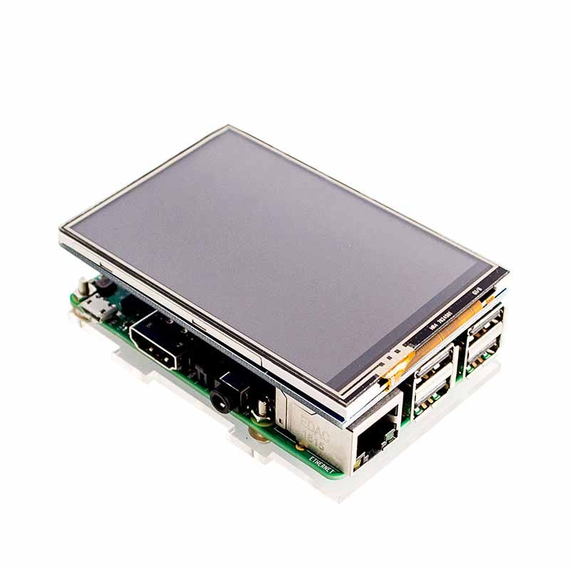 Raspberry Pi 3.5 inch LCD Touch Screen and Acrylic Case