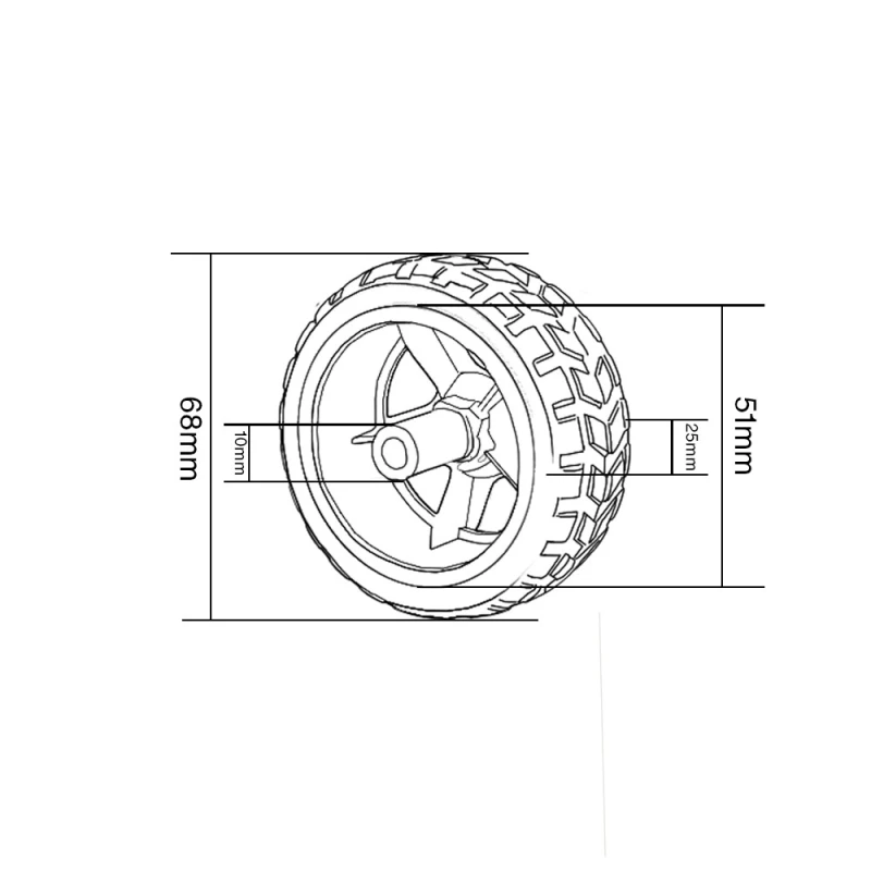 TT Motor Smart Wheels Chassis Robot Gear Motor Kit