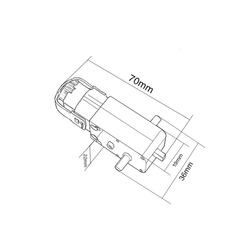 TT Motor Smart Wheels Chassis Robot Gear Motor Kit