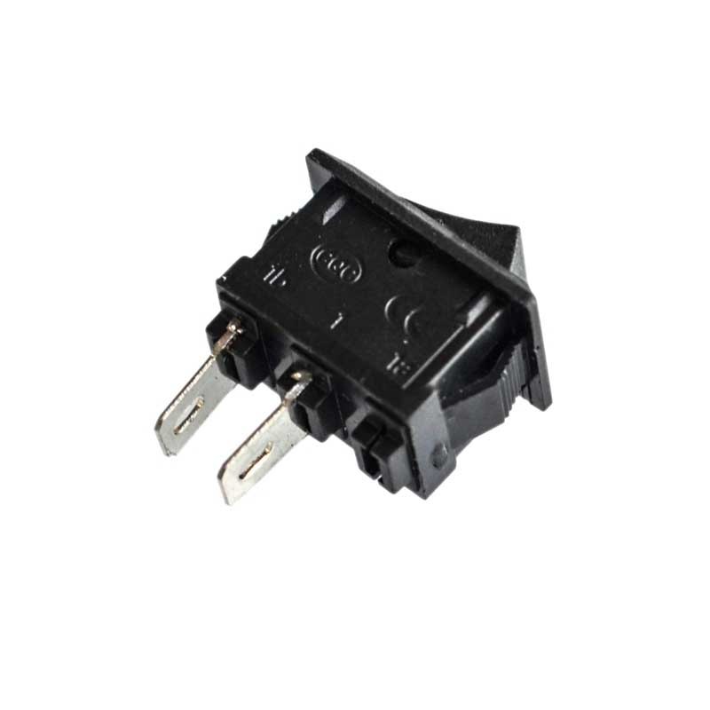 8.5*13.5MM 250VAC/3A 117S Black 2Pin Rocker Switch
