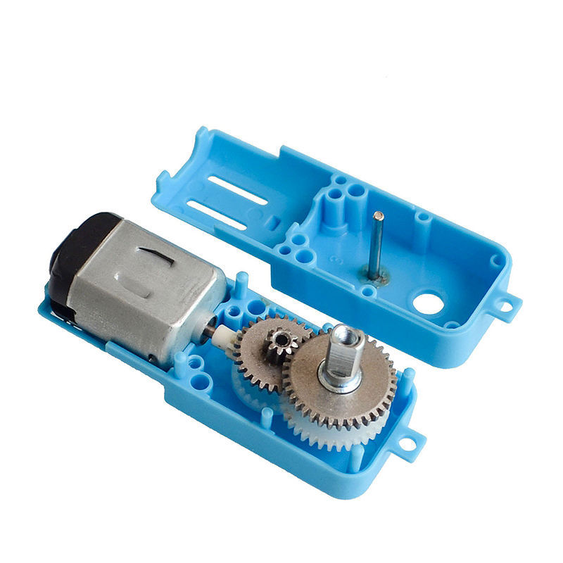 DC 3V-6V 1:90 Vehicle Speed Reducer TT Motor Blue