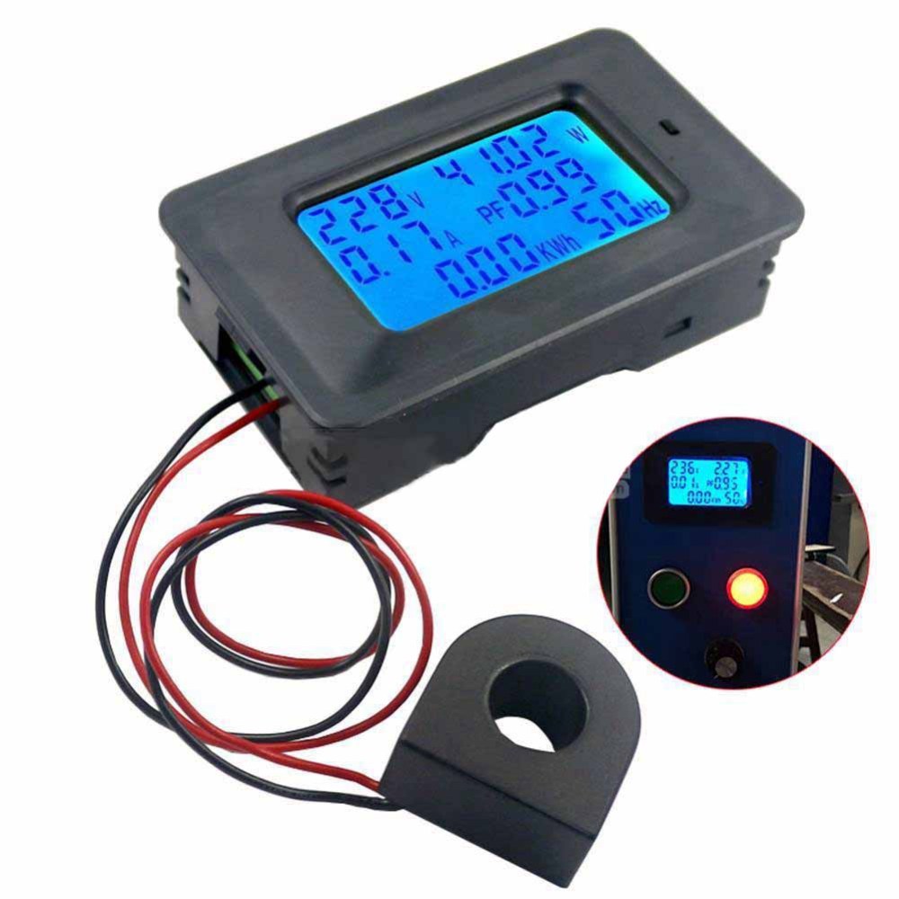 AC110~250V 20A/100A Digital Power Energy Voltmeter Ammeter Wattmeter Tester