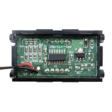 DC 5V-120V DC4.5V-30V 0.56" LED 2 Wires Digital Voltmeter Tester