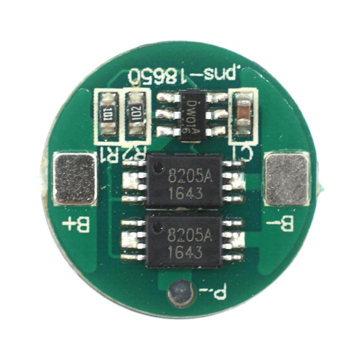 18650 Lithium Battery Dual MOS Protection Board 4.2V