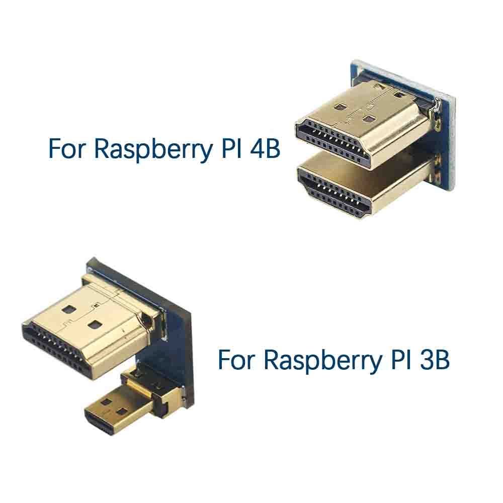 Raspberry Pi 4B/3B+ Display Projector HDMI 1.4 Male to Male Adapter