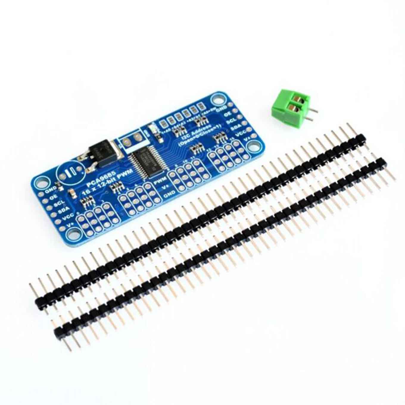 Pwm Module I2c 16-Channel 12-Bit I2C PWM Servo Driver Module