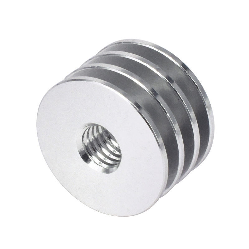 Aluminum Mini Heat Sink M6 Thread Throat