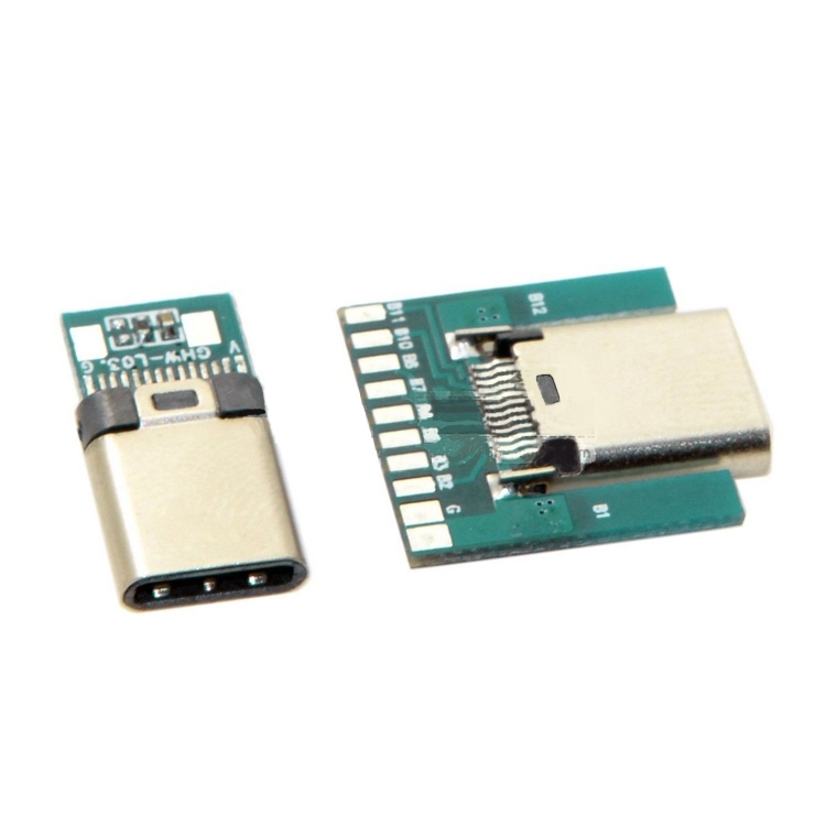 24pin USB 3.1 Type-C Male Plug Female Socket Connector Board