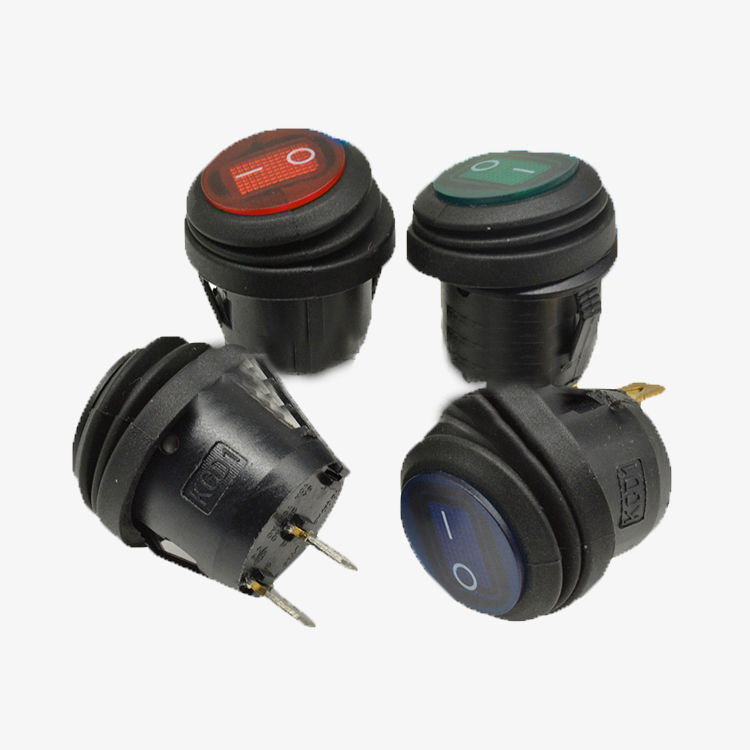 KCD1 2Position 3Pins Round Rocker Switch