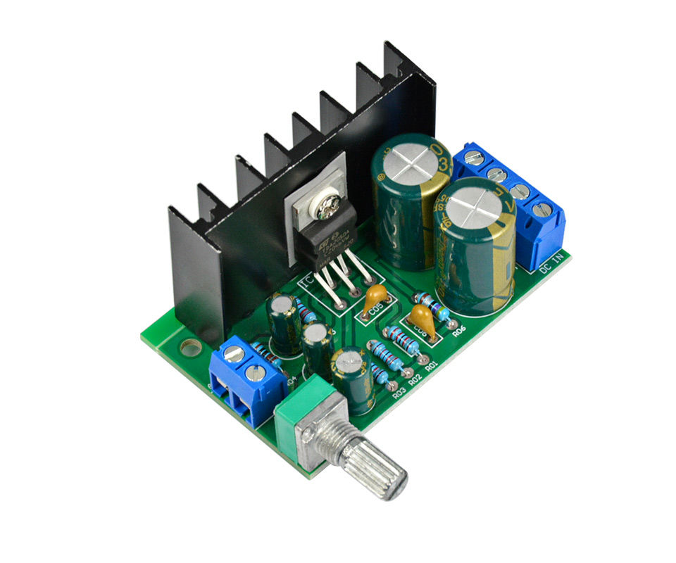 Amplificador 12-24V Módulo Amplificador De Audio TDA2050 - 1 Canal Amplificador 12-24V Módulo Amplificador De Audio TDA2050 - 1 Canal