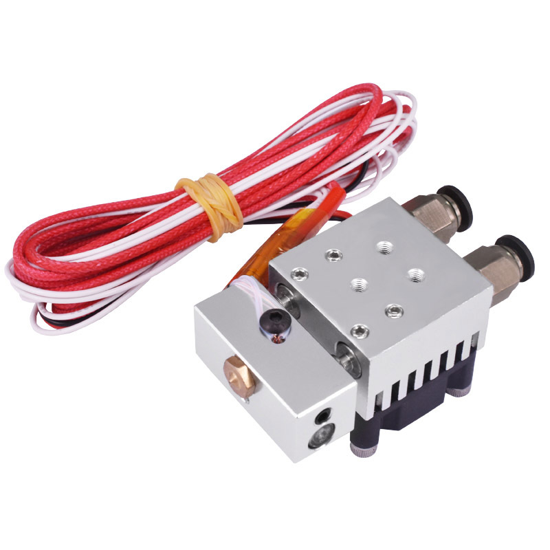 2 in 1 Out J-Head Single Head Double Color Remote Extruder