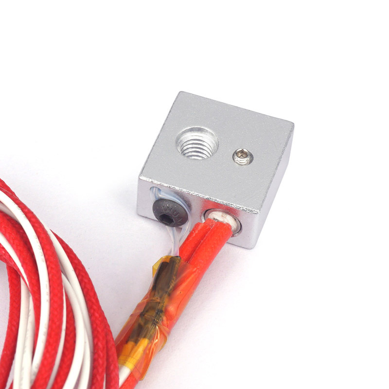 Aluminum Block With Thermistor For Makerbot MK7 MK8 Extruder