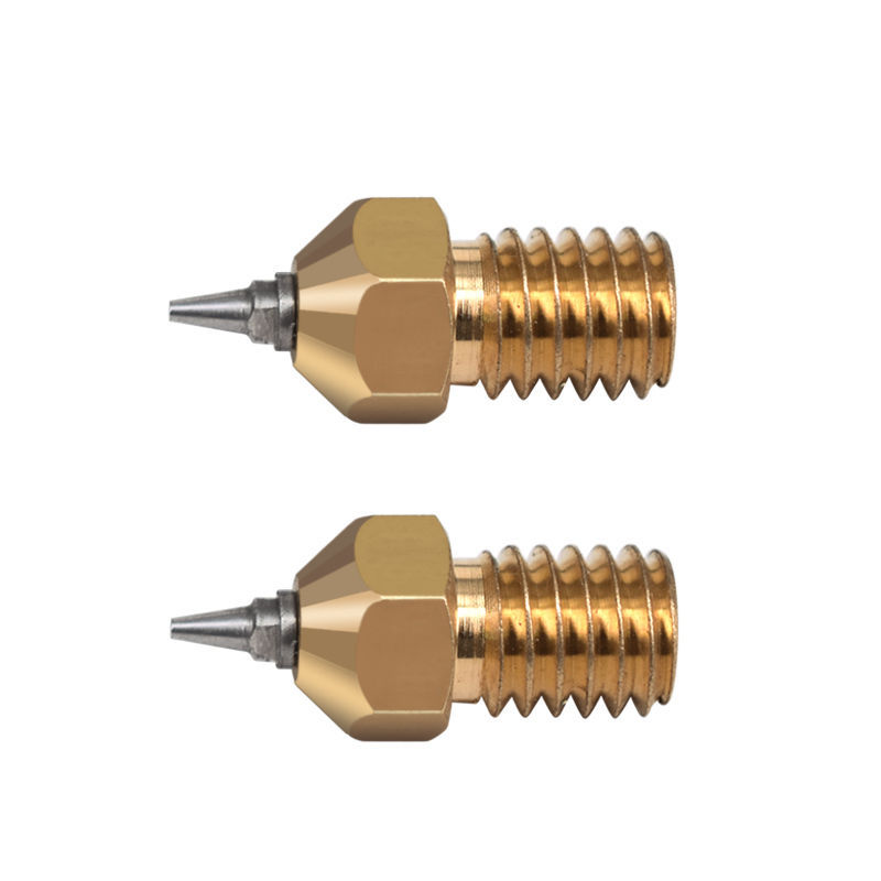 E3D MK8 Brass Nozzle M6 Threaded Stainless Steel Tips