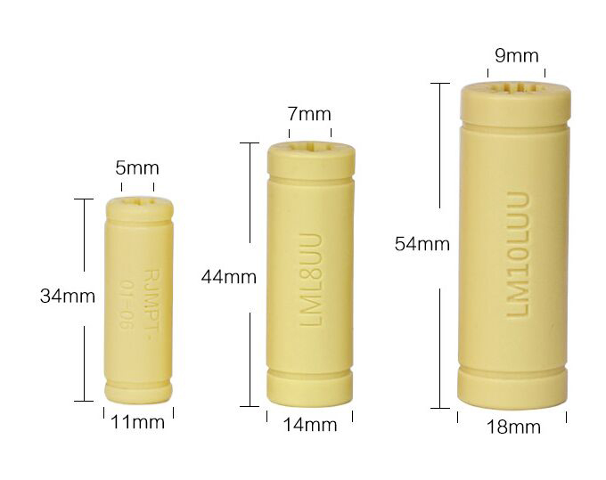 Linear Motion Solid Plastic Lengthened Bearing LML6UU LML8UU LML10UU