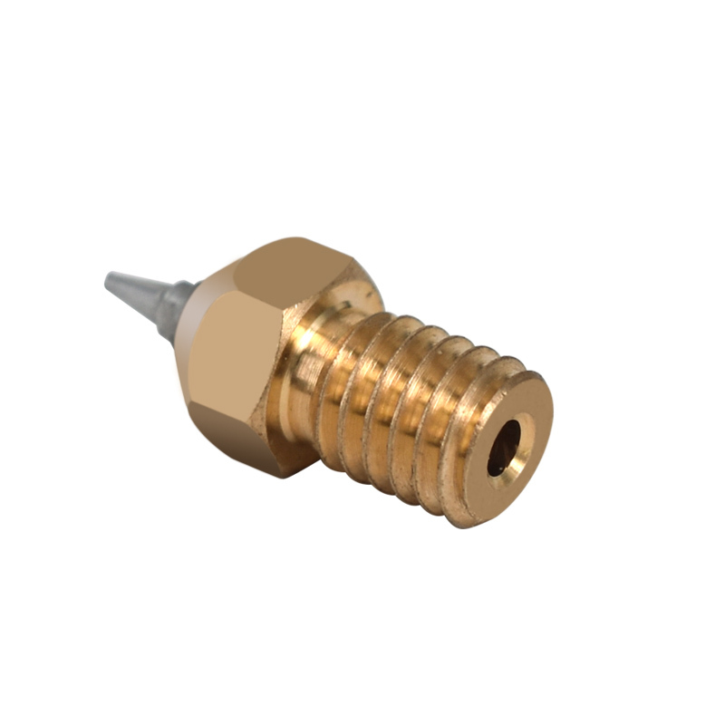 E3D MK8 Brass Nozzle M6 Threaded Stainless Steel Tips