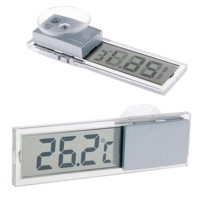 Transparent Display Vehicle Digital Thermometer