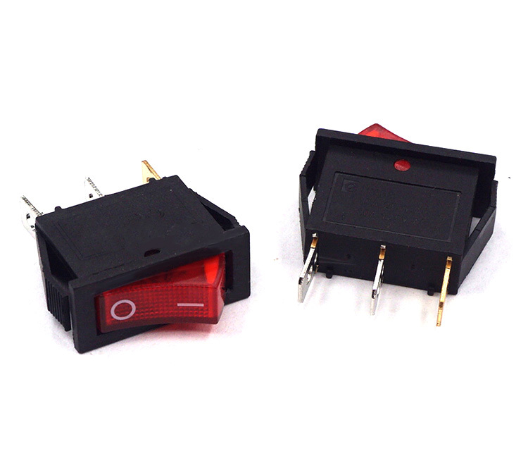 3 Pin 2 Block Boat Power Supply Switch With Light