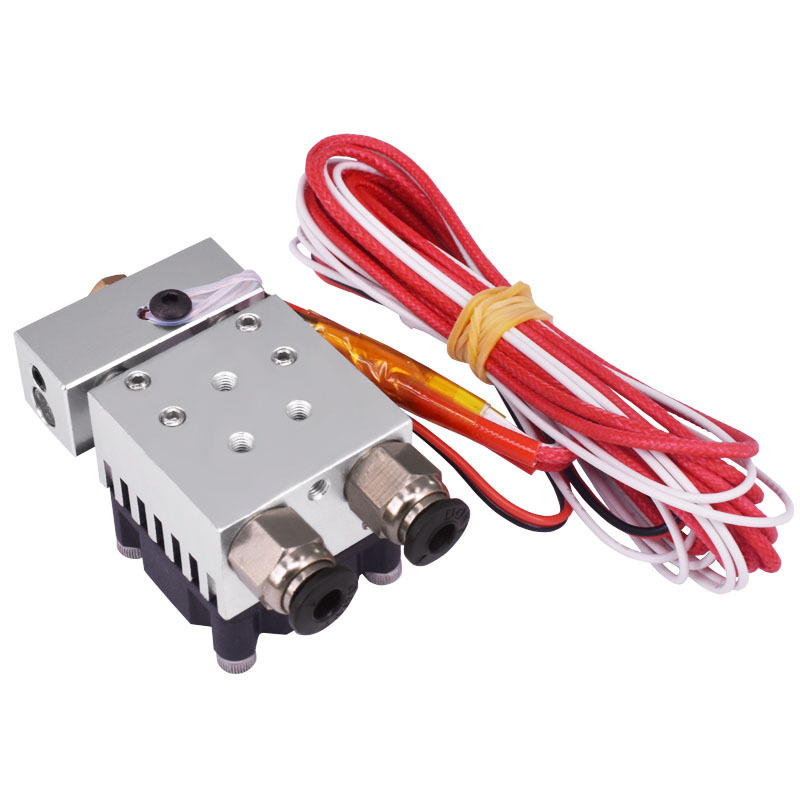 2 in 1 Out J-Head Single Head Double Color Remote Extruder