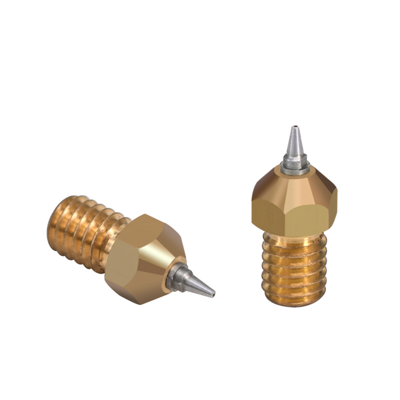 E3D MK8 Brass Nozzle M6 Threaded Stainless Steel Tips