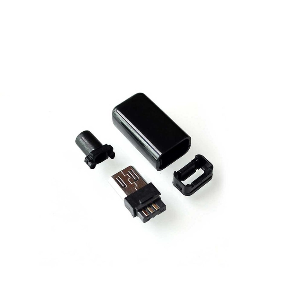 Micro USB Plug Male DIY 4-piece Set