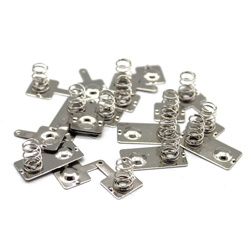 AAA Battery Positive And Negative Contact Spring Plate