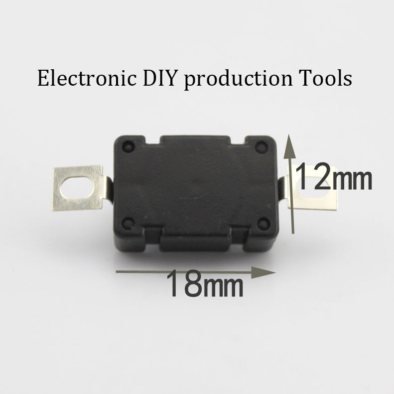 KAN-28 Micro Single-chip Black Square Self-locking Switch