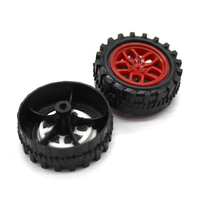 31*2mm Plastic Wheel Toy Car DIY Accessories