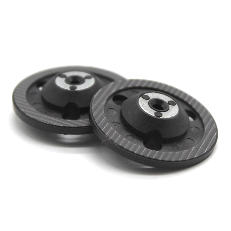 2*28mm Three-hole Narrow Plastic Wheel