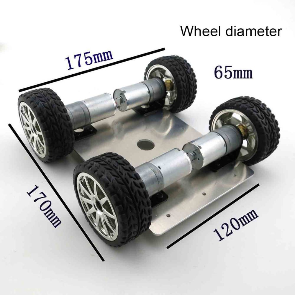 25 Type Aluminum Alloy 4WD Drive Car
