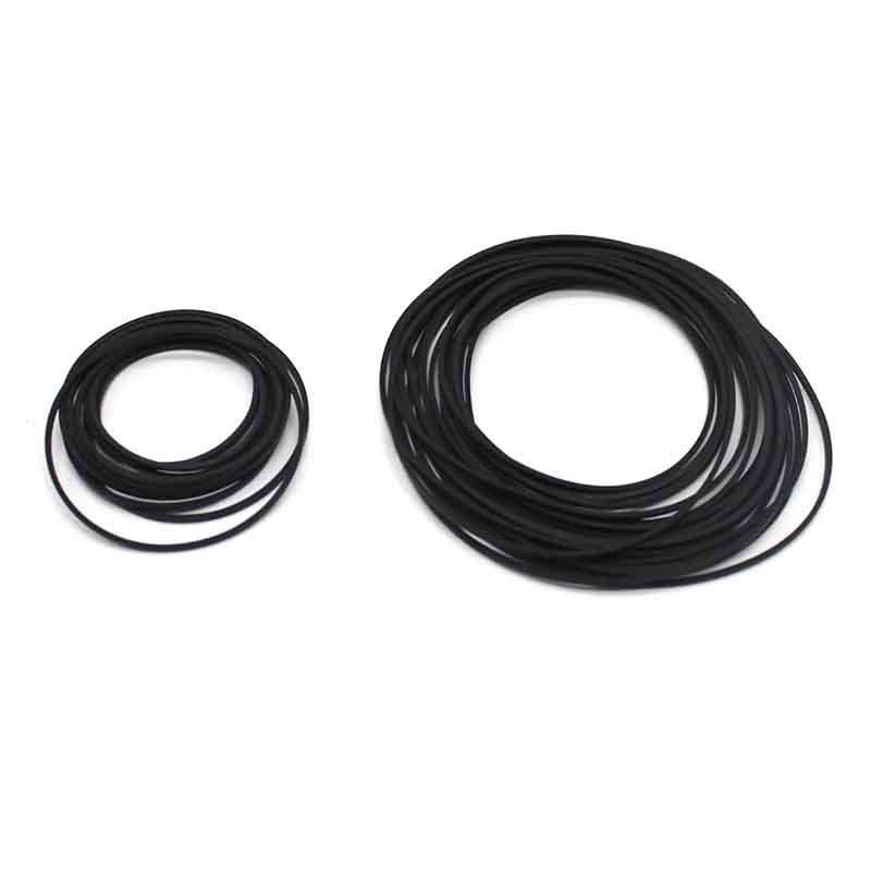 Diameter 30 to 80mm Black Rubber Pully Belt