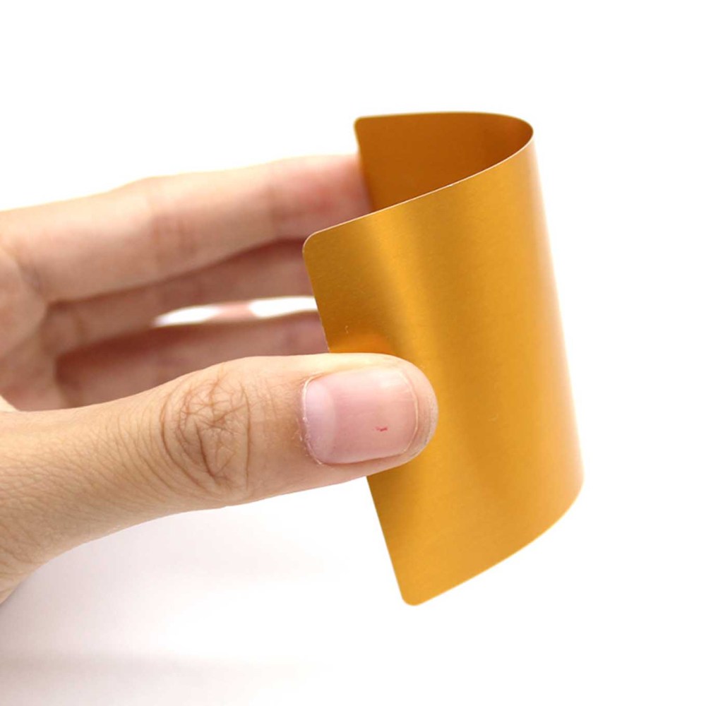 100pcs Colorful Aluminum Alloy Plate