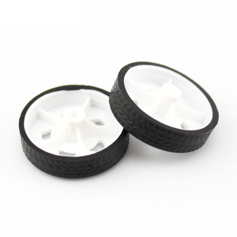 2*26mm Model Rubber Wheel Tire