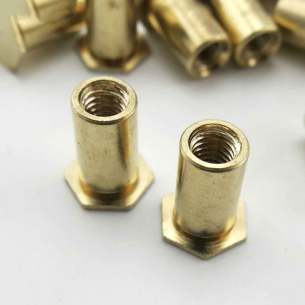 M3 Blind Hole Hexagon Copper Pillar