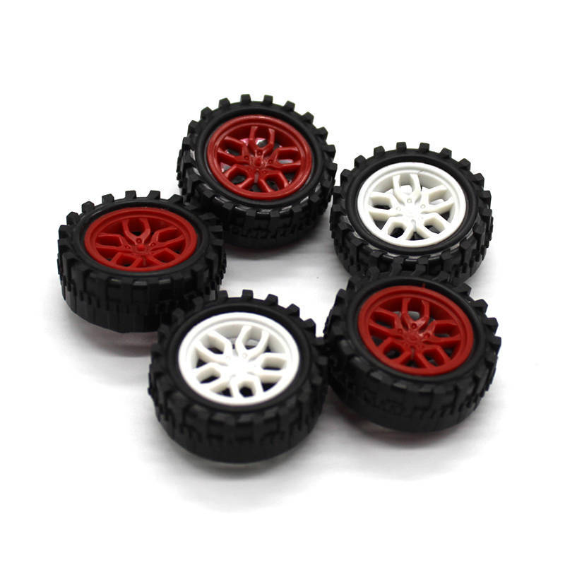 31*2mm Plastic Wheel Toy Car DIY Accessories