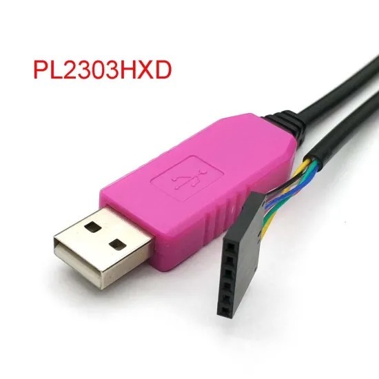 6Pin PL2303HXD USB To TTL/RS232 Cable