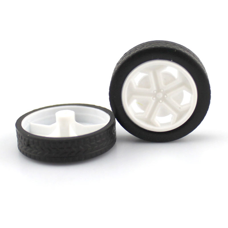 2*26mm Model Rubber Wheel Tire