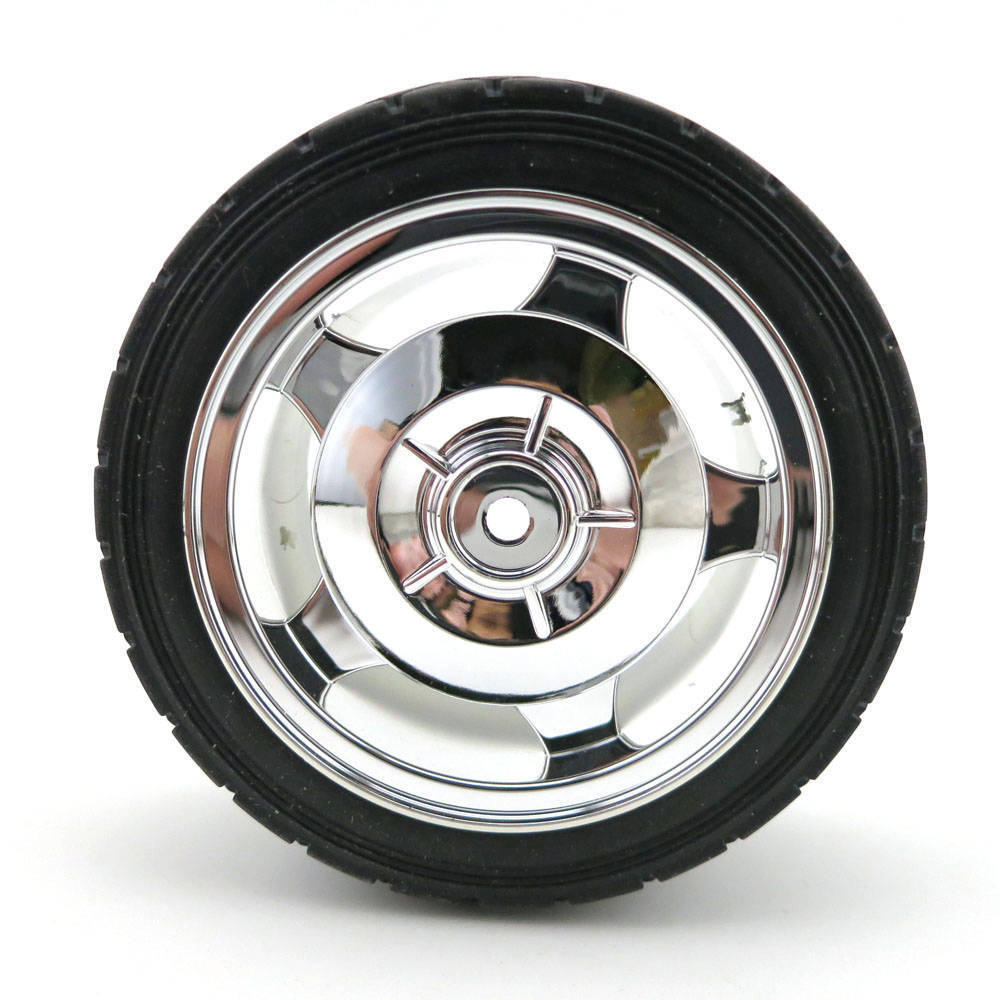 80mm Rubber Wheel Simulation Model 1:16 Hexagon Hole