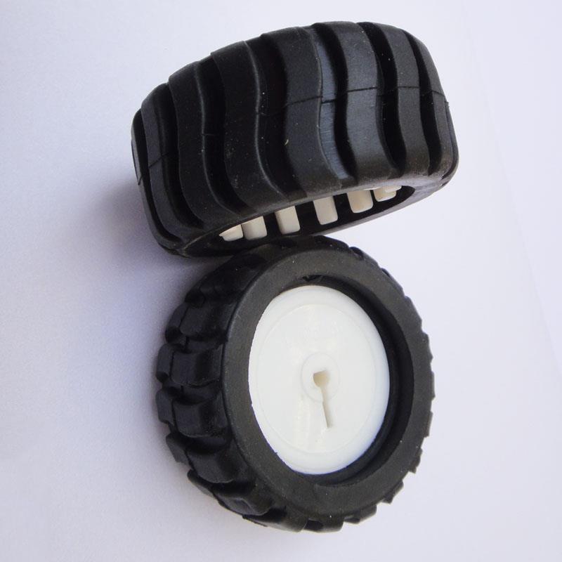 D-hole Rubber Wheel 43*19*3mm