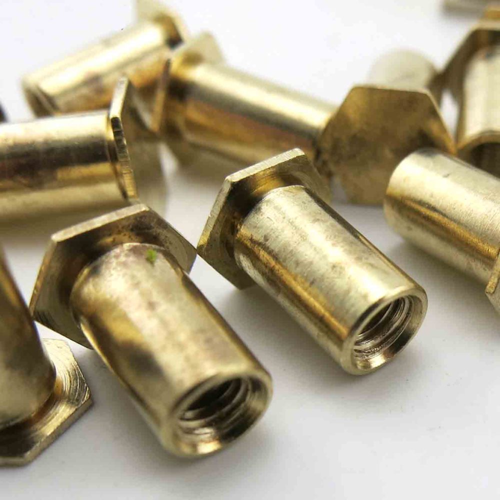 M3 Blind Hole Hexagon Copper Pillar