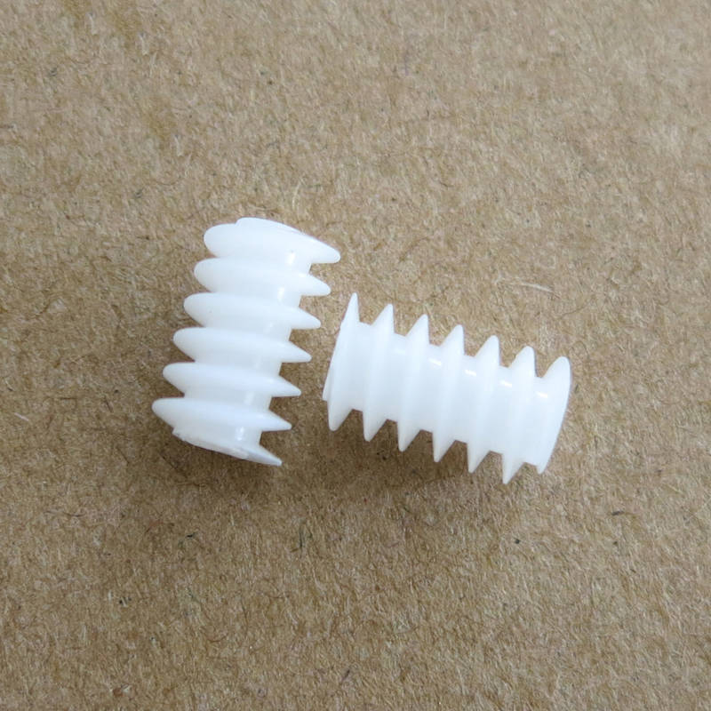 10pcs 6*10(2A) 0.5 Worm Turbine Reduction DIY Plastic Gear