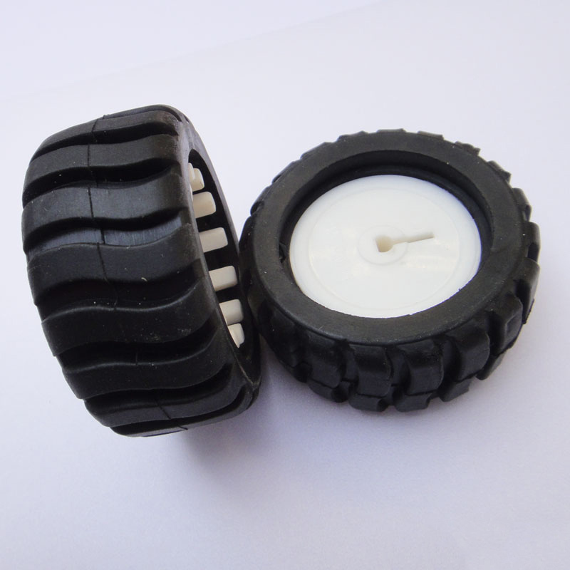 D-hole Rubber Wheel 43*19*3mm