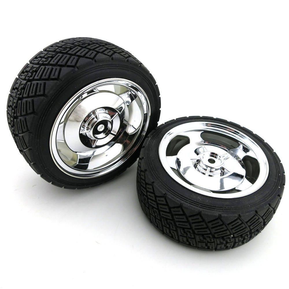 80mm Rubber Wheel Simulation Model 1:16 Hexagon Hole